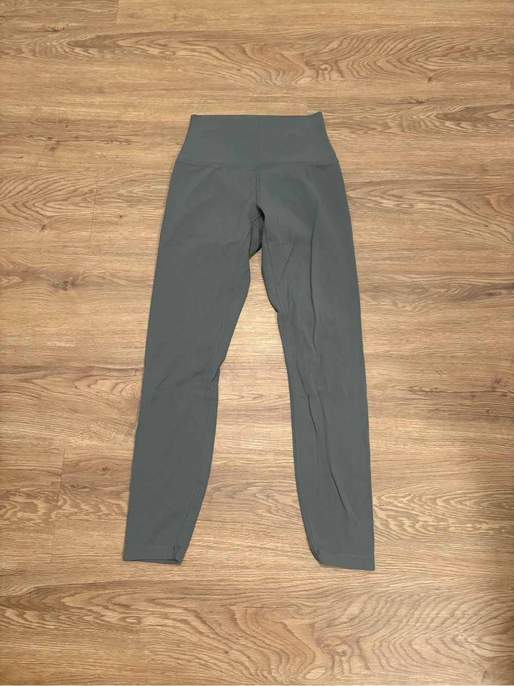 High-Waist Olive Green Active Leggings